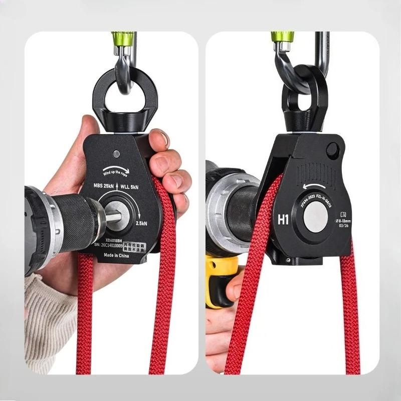Outdoor Power Solutions - Electric Drill Assisted Rope Collector, Outdoor
