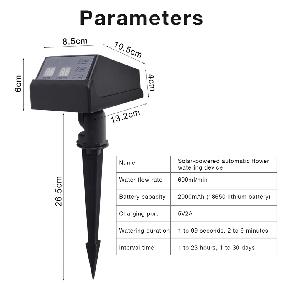 New Solar Powered Irrigation T - đánh giá và giá Outdoor Power With Timer