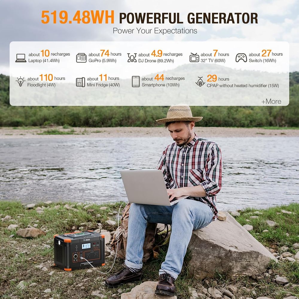 Portale Power Station 500W(Pea - đánh giá và giá Outdoor Power Vac