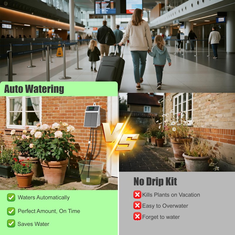 A03F-Solar Powered Automatic D - đánh giá và giá Outdoor Power With Timer