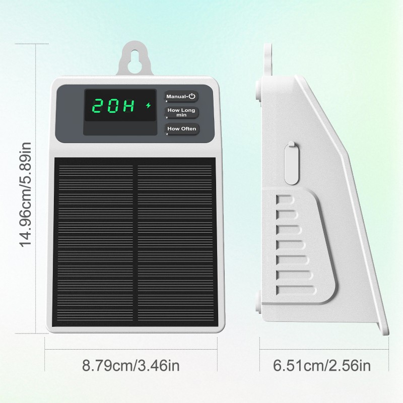 A03F-Solar Powered Automatic D - đánh giá và giá Outdoor Power With Timer