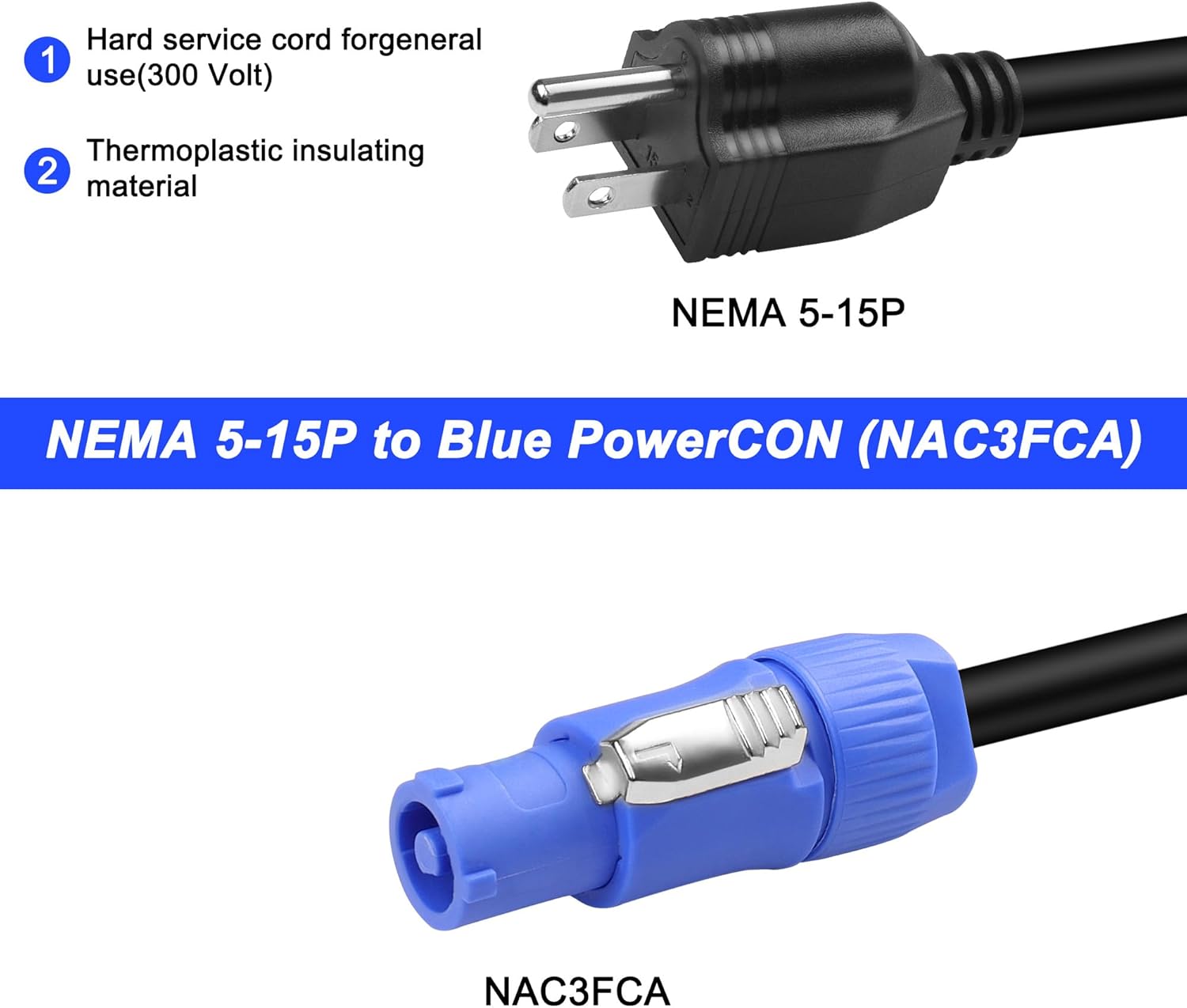 3-Prong NEMA 5-15P to PowerCON - đánh giá và giá Outdoor Power Vac