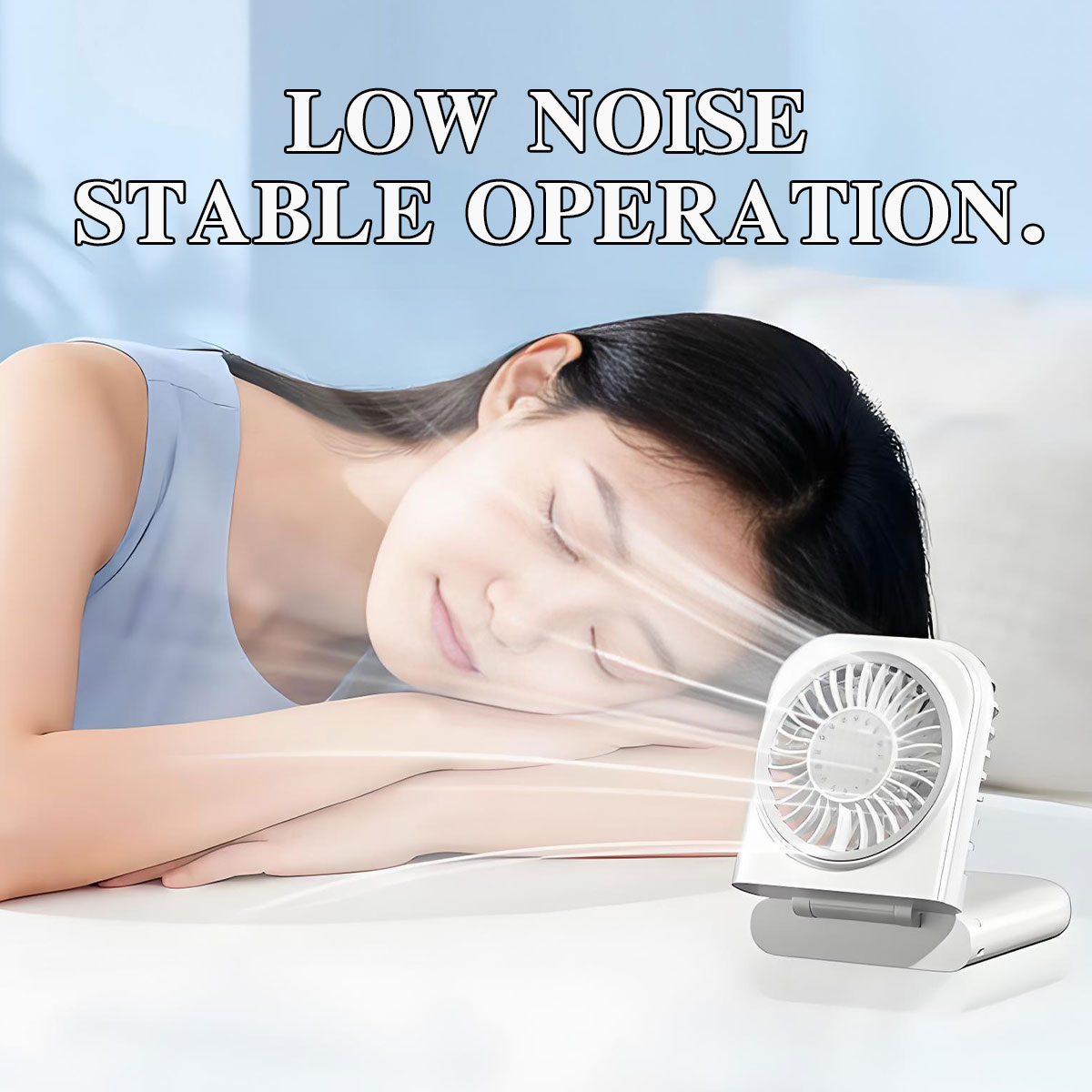 Foldable Handheld Desktop Fan  - đánh giá và giá Outdoor Power With Timer