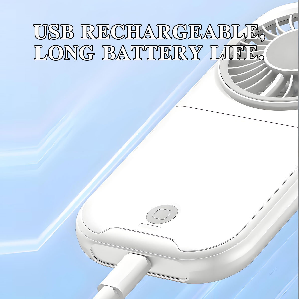 Foldable Handheld Desktop Fan  - đánh giá và giá Outdoor Power With Timer