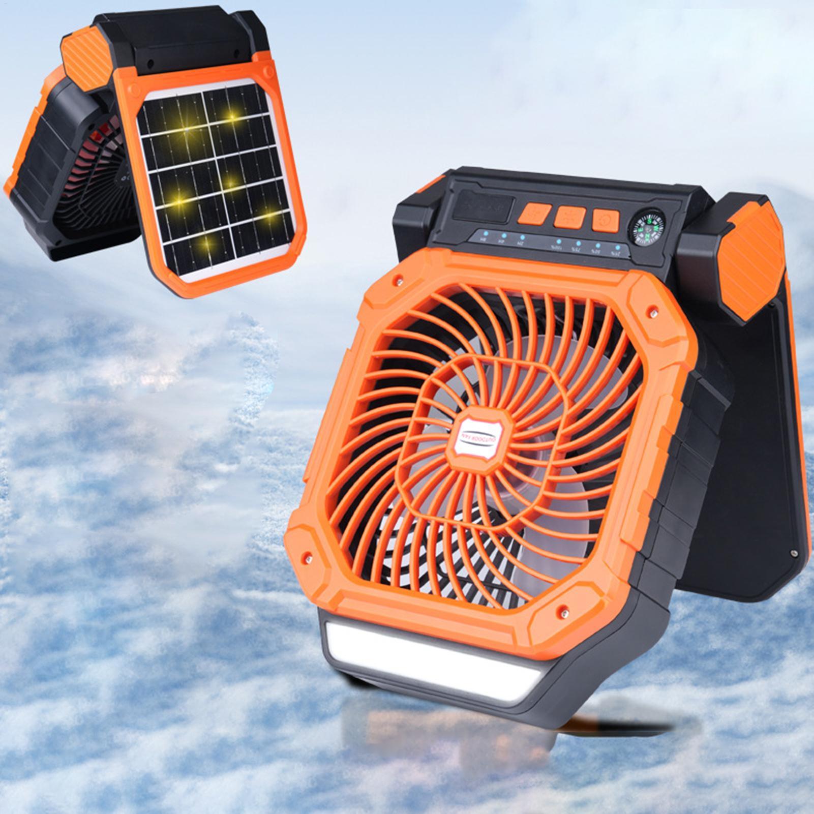 Solar-powered outdoor fan USB  - đánh giá và giá Outdoor Power With Timer