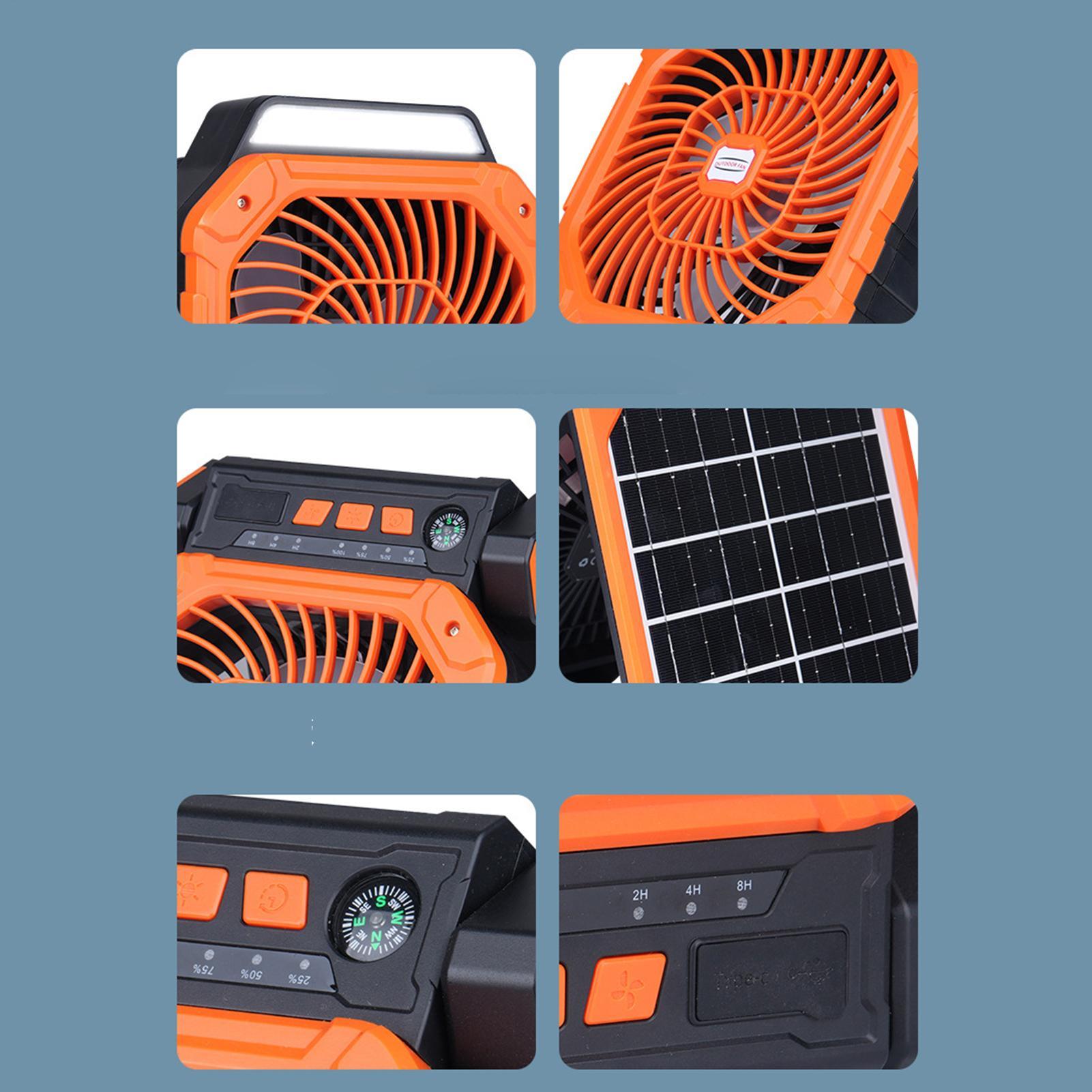 Solar-powered outdoor fan USB  - đánh giá và giá Outdoor Power With Timer